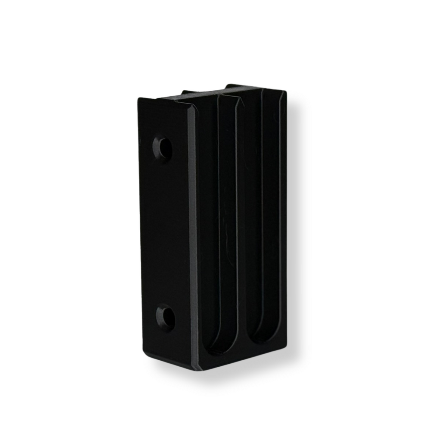 Side view of 12 gauge shell flush wall mount 20 rounds