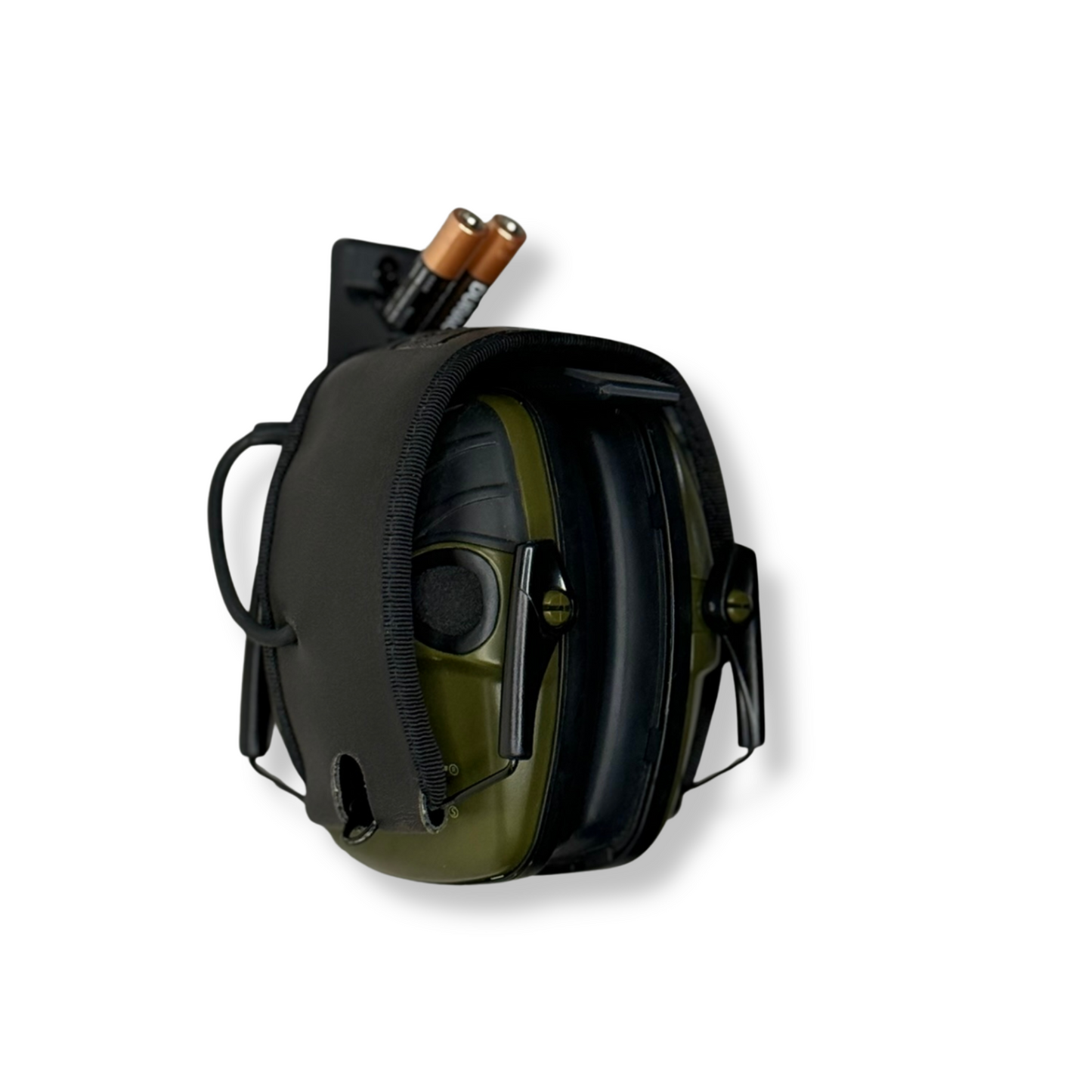 Wall mount for electronic hearing protection