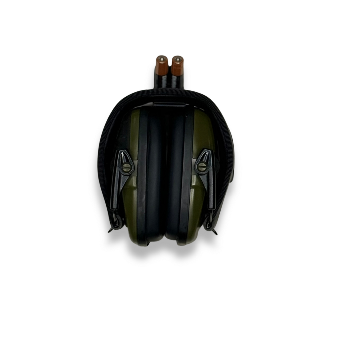 Wall mount for electronic hearing protection