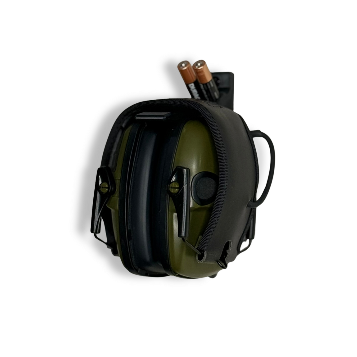 Wall mount for electronic hearing protection