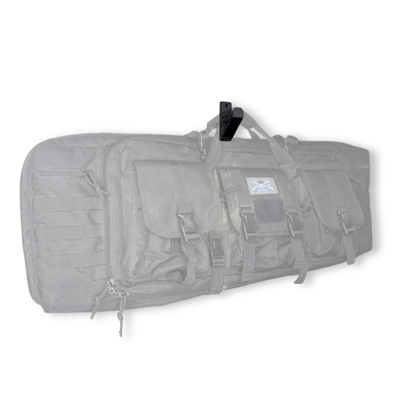 Rifle bag hanging on WAYMKR Rifle Bag mount