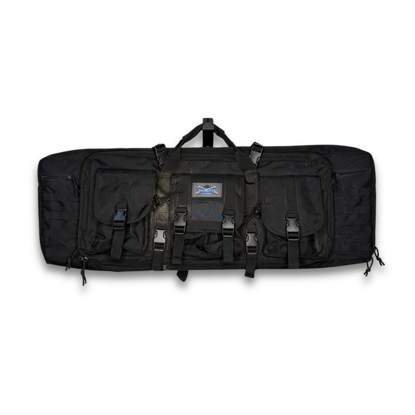 Rifle bag hanging on WAYMKR Rifle Bag mount