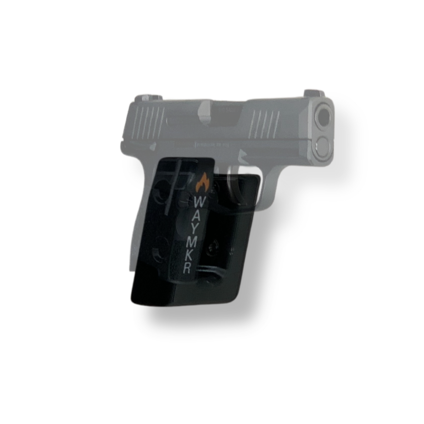 P365 displayed on Waymkr wall mount