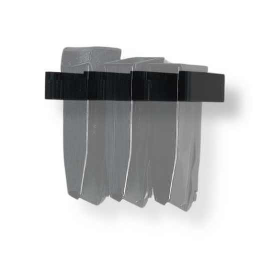 SIG P365 mag wall mount holding three compact magazines