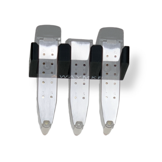 Three Hellcat mags on wall mount