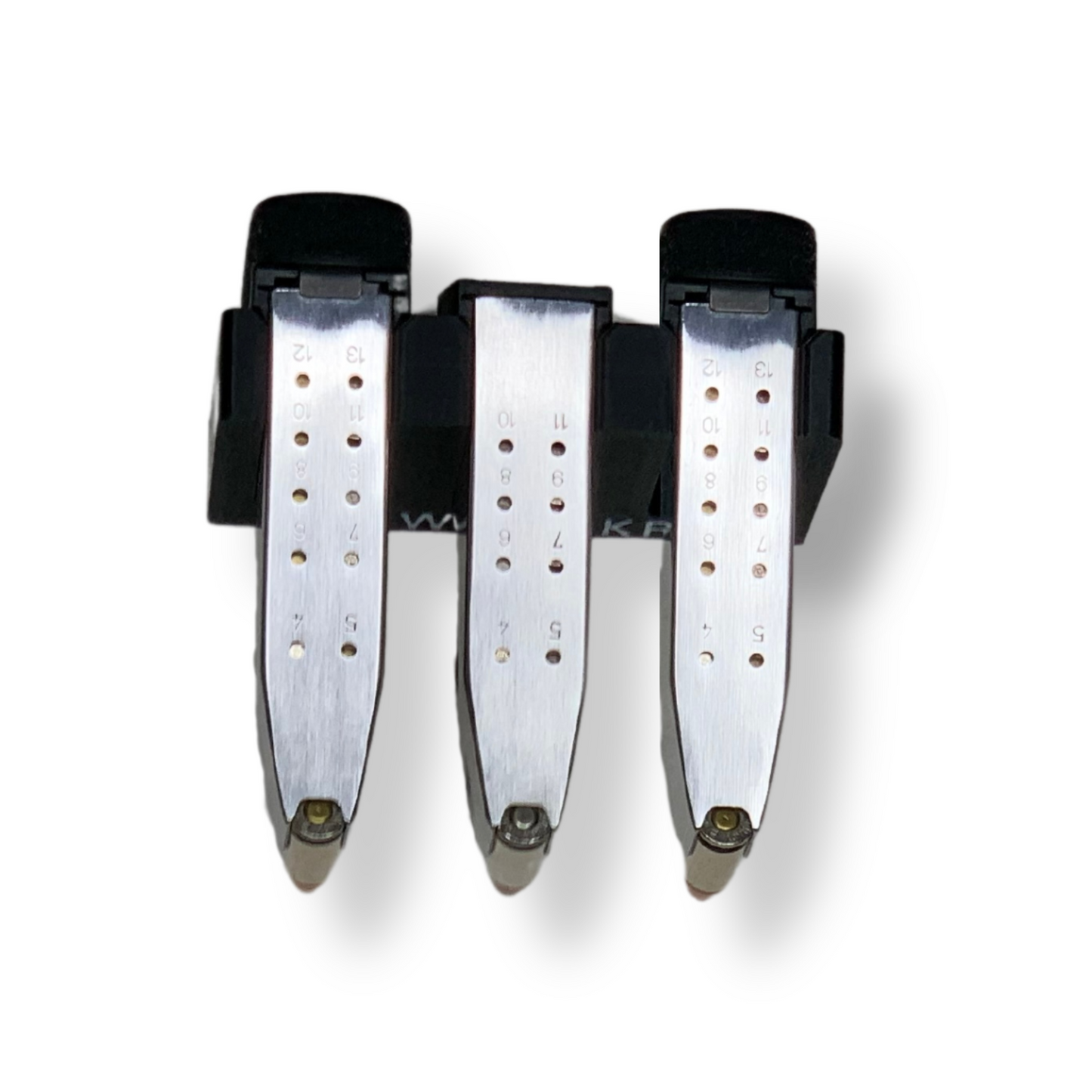 Three Hellcat mags on wall mount