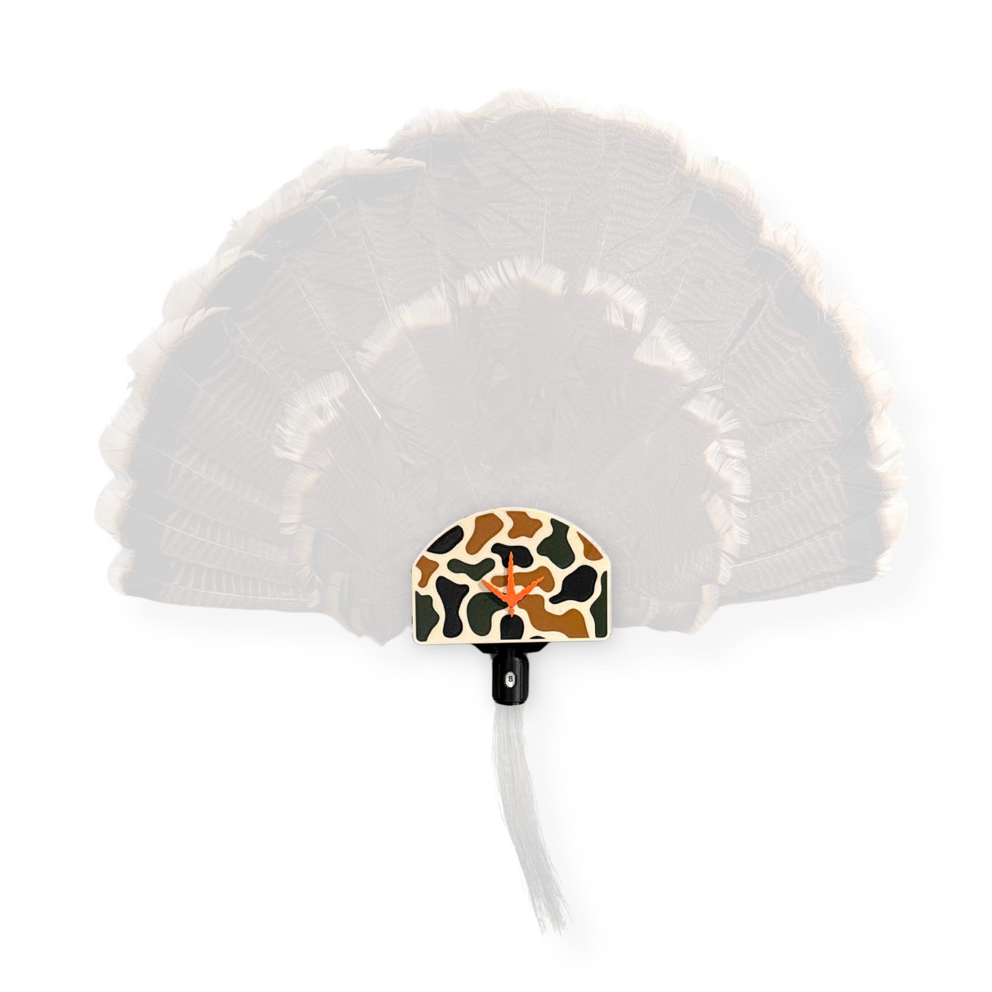 Turkey fan mount with beard mount wall display FeatherMount by WAYMKR