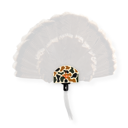 Turkey fan mount with beard mount wall display FeatherMount by WAYMKR
