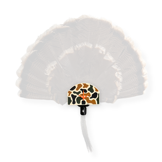 Turkey fan mount with beard mount wall display FeatherMount by WAYMKR