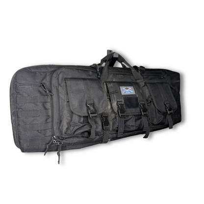 Rifle bag hanging on WAYMKR Rifle Bag mount