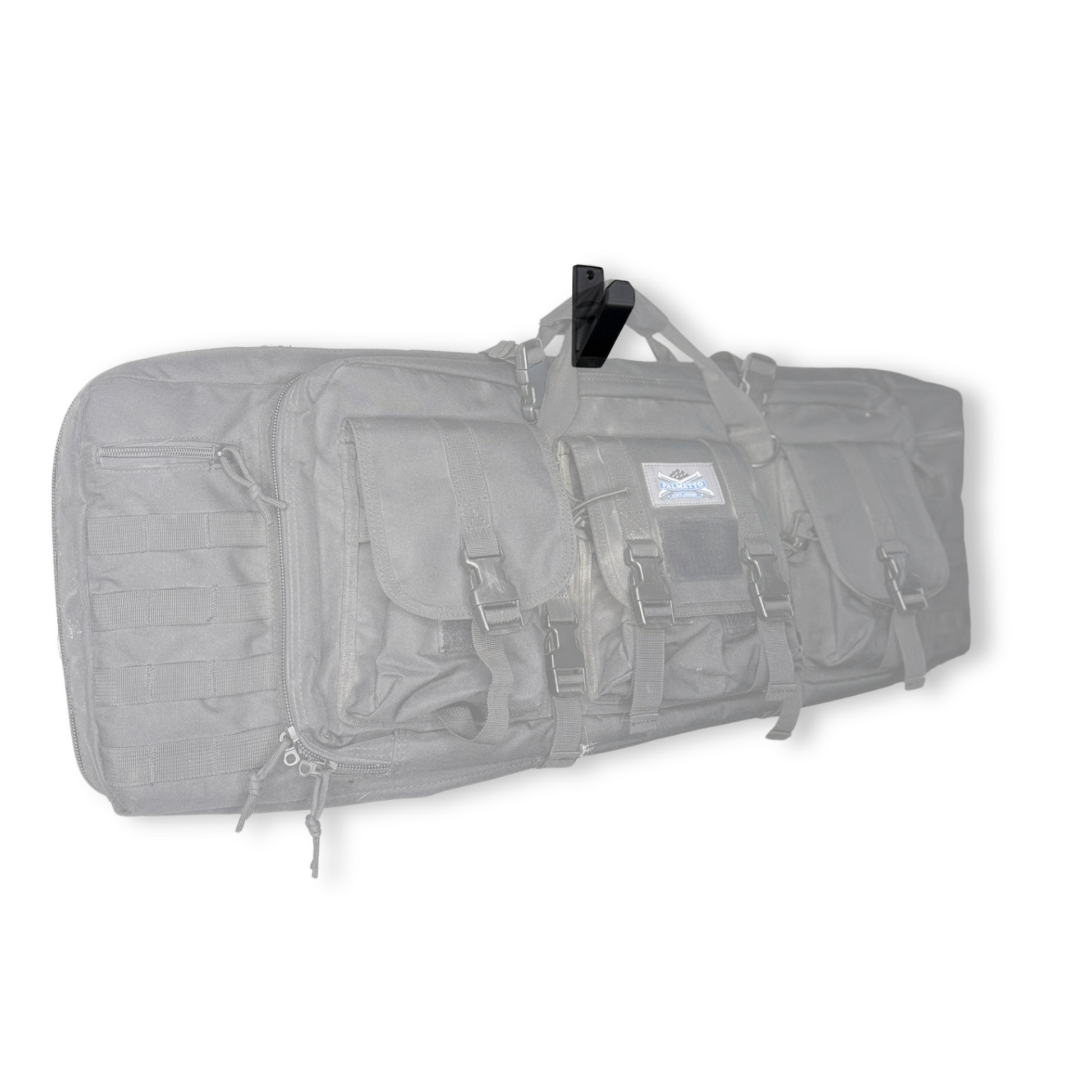 Rifle bag hanging on WAYMKR Rifle Bag mount