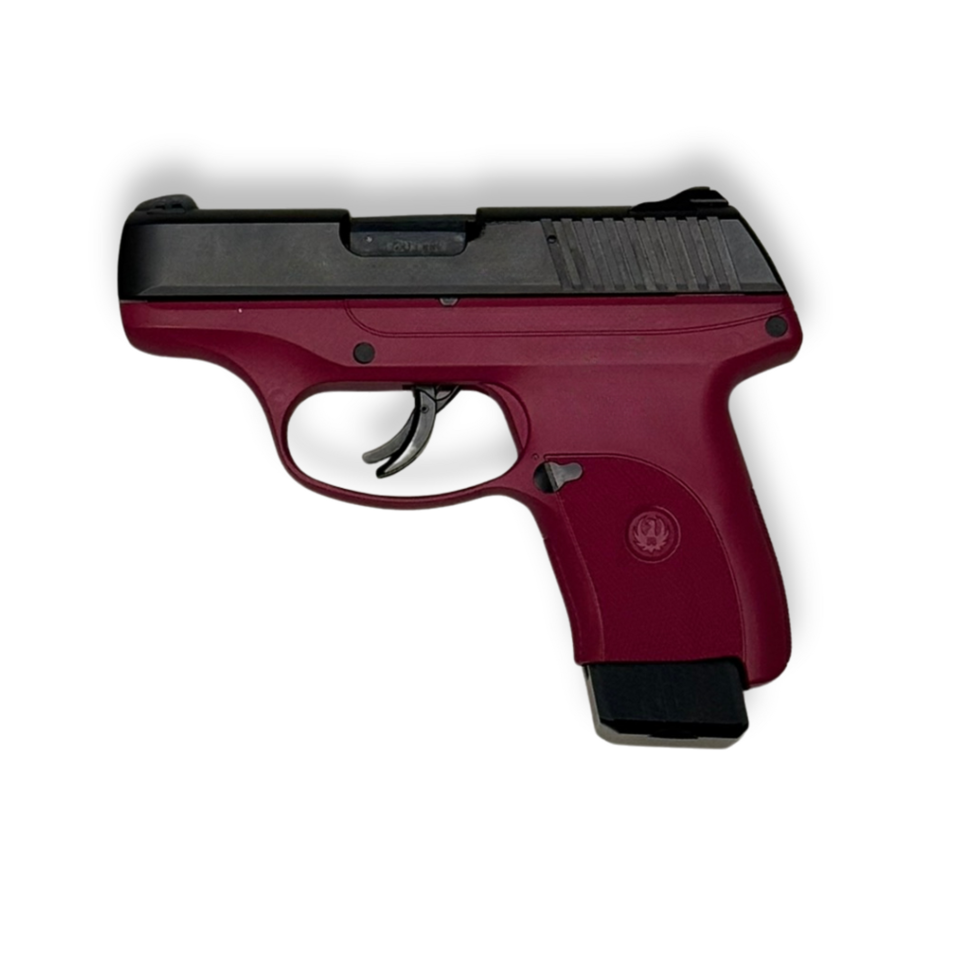 Ruger LC9 displayed on WAYMKR wall mount  facing left