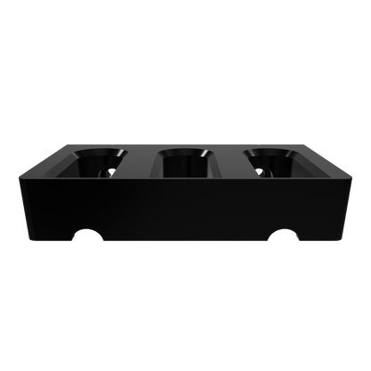 1911 mag wall mount for organizing 3 magazines - 3d
