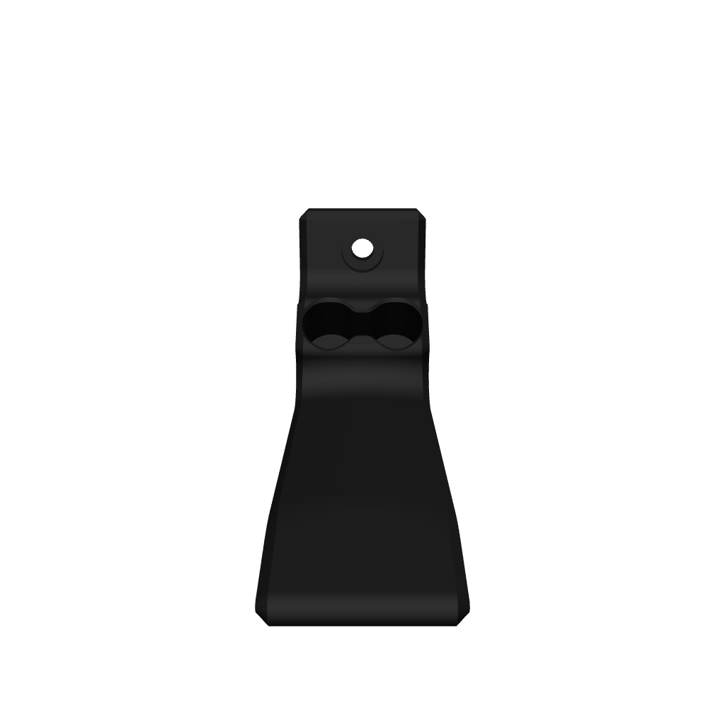3d view of hearing protection wall mount