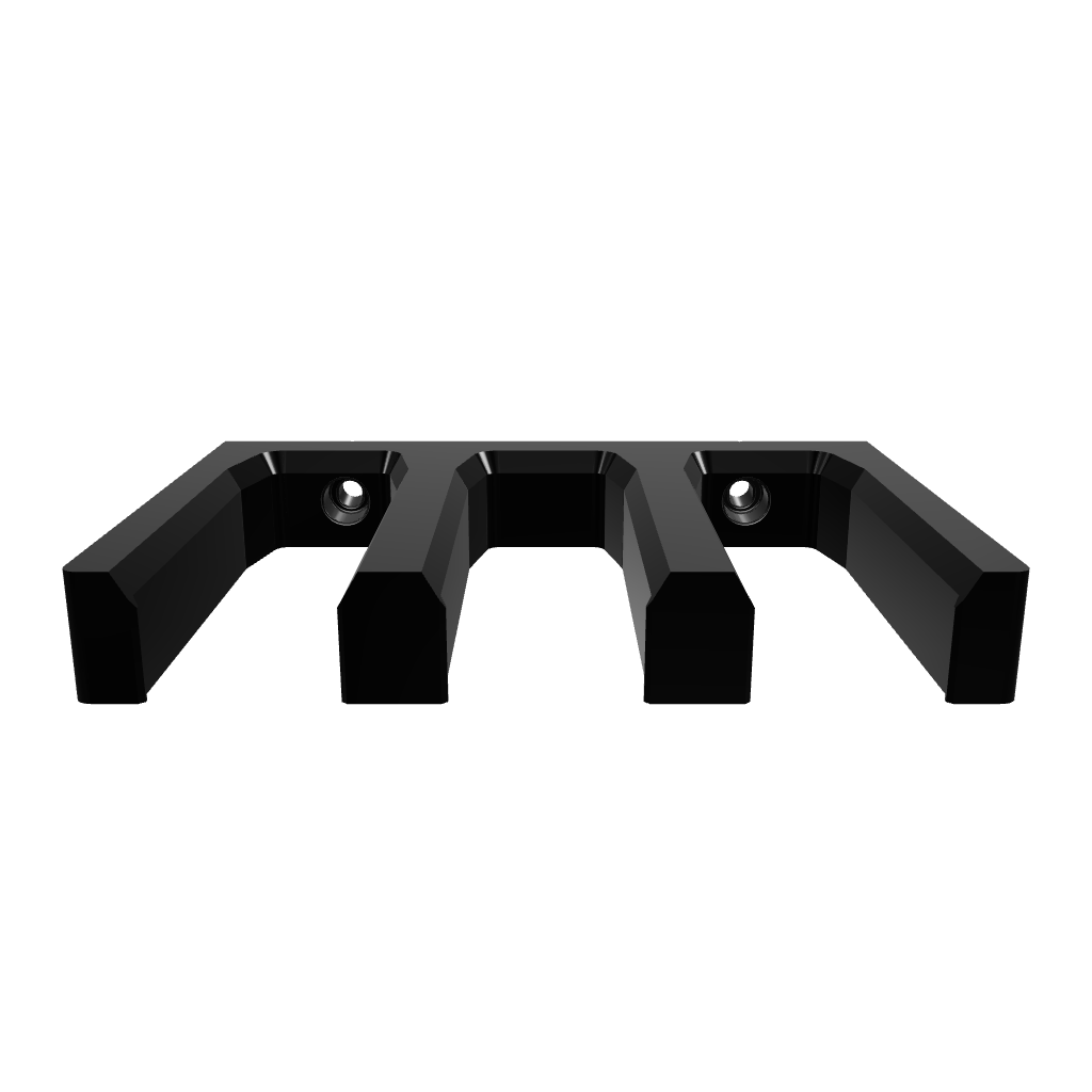 AR-10 PMAG wall mount 3X for tactical display 3d