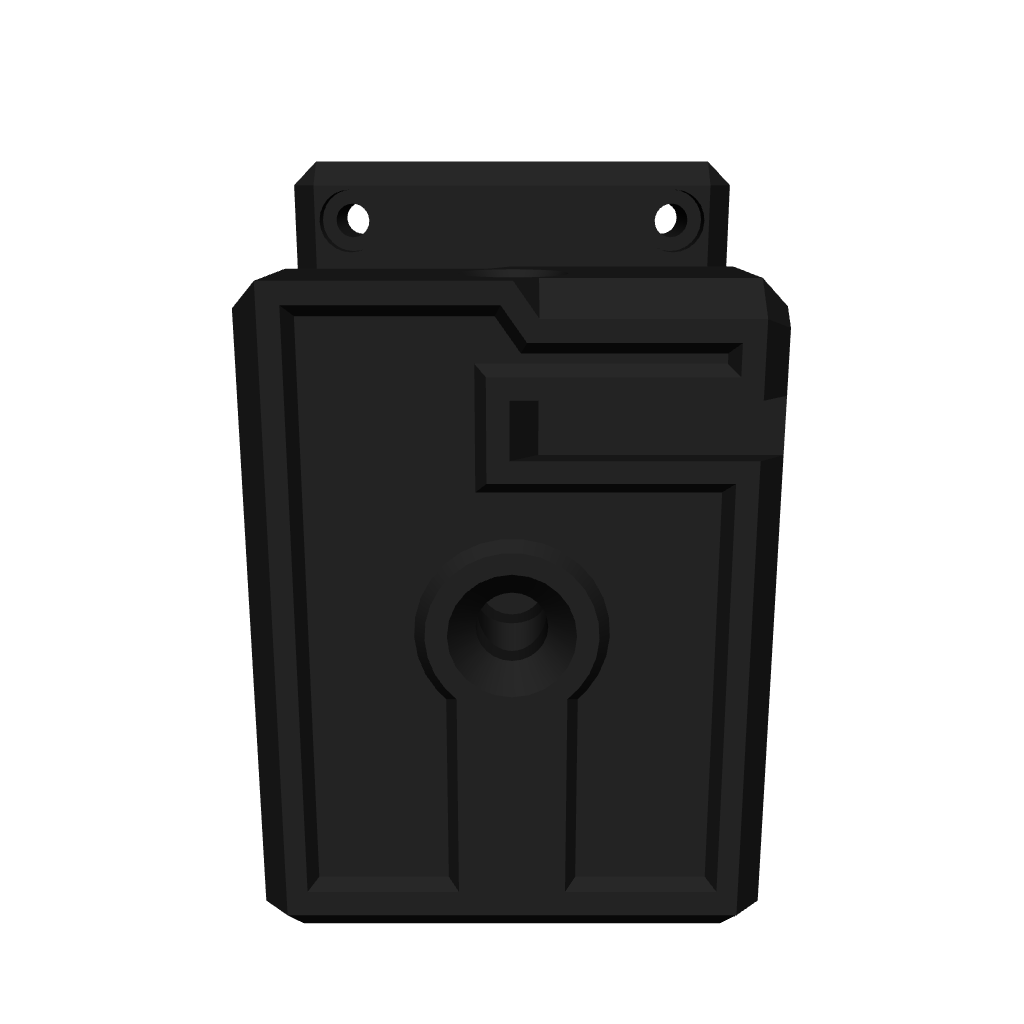 AR-15 wall mount 3d
