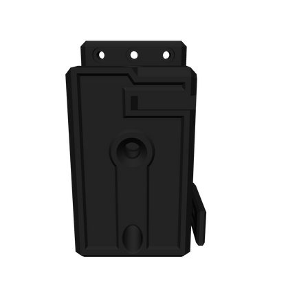AR-15  + PMAG wall mount for tactical storage and display3d