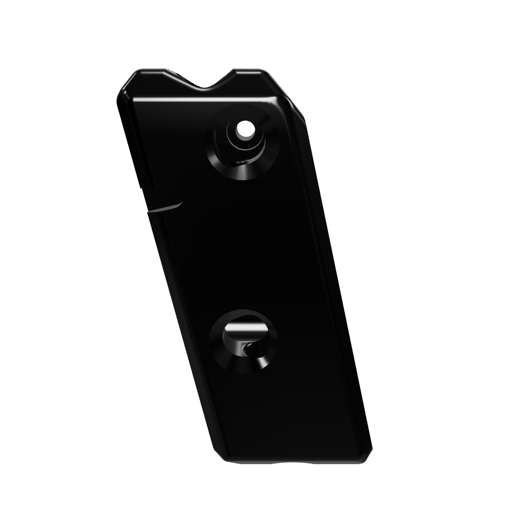 Ruger LC9 pistol wall mount for compact handgun storage waymkr 3d model